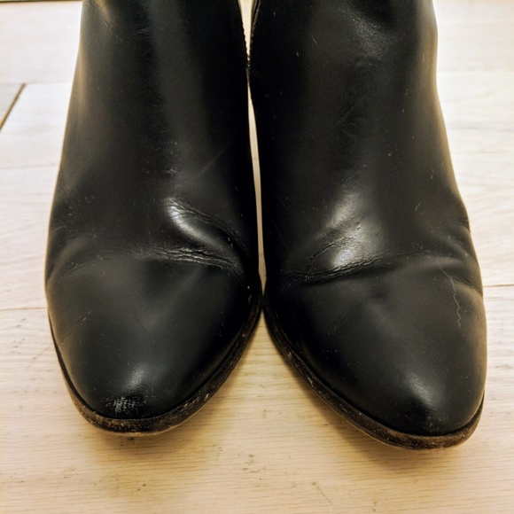 J. Crew Laine black leather ankle booties - Picture 6 of 8